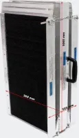 Rolstoelhelling 2x vouwbaar aluminium antislip-oprijplaat 213cm 270kg, opvouwbare hellingbaan, dubbel inklapbaar - Multistrobe
