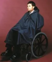 Rolstoelponcho tot de knieën