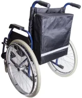Rolstoeltas met reflecterende strip. Rolstoel tas