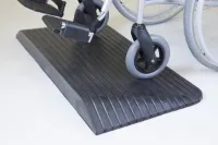 Rubberen drempelhulp schuin - 100 mm