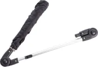 SALJOL Carbon rollator paraplu, zwart