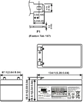 Scootmobiel accu MK AGM 12V-3Ah