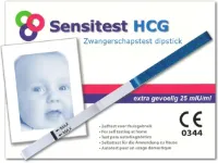 Sensitest zwangerschapstest dipstick 50 stuk
