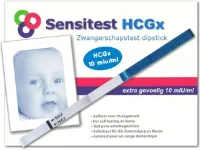Sensitest zwangerschapstest dipstick sensitive 25 stuks