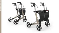 Server Lichtgewicht Rollator Champagne - Standaard banden