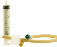 Spuit 10 ml voor opblazen canule siliconen
