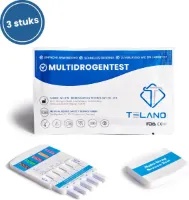 3 stuks Multidrugstest 10 - Drugstest urine - Betrouwbaar en Nauwkeurig - Thuistestenkopen.nl