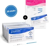20 stuks Ovulatietesten - Dipstick gevoelig - Gratis zwangerschapstest - Thuistestenkopen.nl - Ovulatietest strip