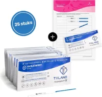 25 stuks Ovulatietesten - Dipstick extra gevoelig - Gratis zwangerschapstest - Thuistestenkopen.nl - Ovulatietest strip