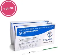 Telano Zwangerschapstest 5 stuks extra vroeg Dipstick - Zwangerschapsteststrip