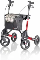 Topro Troja 2G - 1 hands bediening Rechts (Medium) - zachte wielen - rood