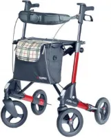Rollator Topro Troja 2G Standaard, mt M, Red, Zachte banden - Gewicht <8 kg