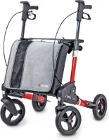Topro Troja Odysse Rood M - Dubbel Opvouwbare Rollator