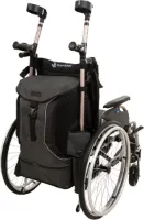 Torba Go Rolstoel & Scootmobieltas - GO De Luxe - Groot - Grijs met Zwarte streep