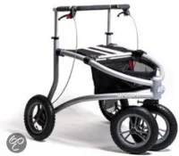 Trionic rollator Veloped Tour L Lucht banden - Gewicht 11,8 kg