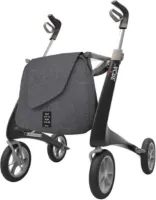 Ultra Lichtgewicht Carbon Rollator by Acre (4.9 kg) Zwart