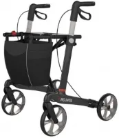 Ultra Lichtgewicht rollator Athlon carbon (medium) ZWART