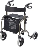 Ultra Lichtgewicht rollator Smart titanium