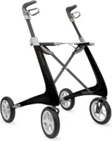 Ultralight Carbon Rollator Zwart - Standaard