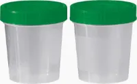 Urine Potjes – 500 Stuks Eenvoudiger - Cup – Beker - 100 ML – Afsluitbaar – Anti Lek Deksel - Urine containers – Bakje voor Urine – Herbruikbare Containers – Geschikt voor Mens & Dier