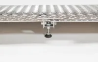Verstelbare aluminium drempelhulp 7,5 - 10 cm
