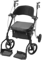 Vitility Rolstoel (met beensteunen) en Rollator 2 in 1 -  Opvouwbaar -11 kg
