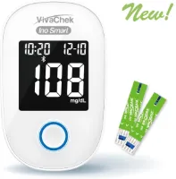 VivaChek Ino Smart startpakket plus inclusief 60 test strips en 110 lancetten