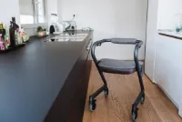 Voor SALJOL Page rugkussen, kunstleder, donker bruin