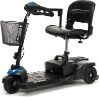Opvouwbare scootmobiel Vermeiren Venus 3-wiel - Modeljaar 2011 - 2018