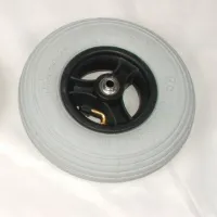 Wiel 200x50mm (8x2 inch) Luchtband grijs