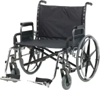 XL Rolstoel tot 320 kg (Zitbreedte 61cm)