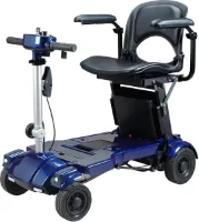 iLiving i3 Opvouwbare elektrische mobiliteit scooter, scootmobiel, blauw