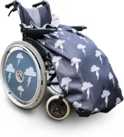 kids kinder Voetenzak rolstoel beenwarmer scootmobiel kinderbeenzak Wheelchair Cosy Silver LIghtning Been warmer