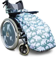 kids kinder Voetenzak rolstoel beenwarmer scootmobiel kinderbeenzak Wheelchair Cosy polar bear beer ijsbeer kids Been warmer