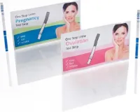 self-diagnostics Ovulatietest 50 Teststrips + Zwangerschapstest 15 Teststrips - Dompeltest - Vroeg - 165601OTC