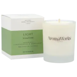 AromaWorks Light Range Candle Lemongrass & Bergamot (30cl)