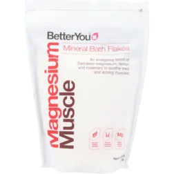 BetterYou Magnesium Muscle Mineral Bath Flakes (1 kg)