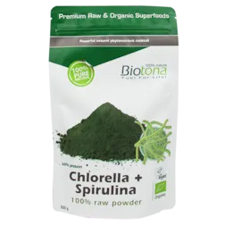 Biotona Spirulina + Chlorella Poeder Bio (200gr)