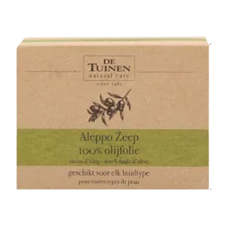 De Tuinen Aleppo Zeep 100 % olijfolie (150 gr)