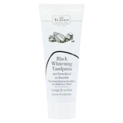 De Tuinen Black Whitening Tandpasta Met Houtskool En Fluoride (75ml)