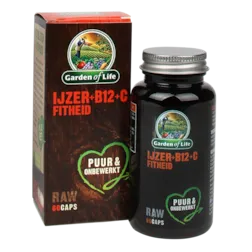 Garden Of Life Raw IJzer + B12 + C (60 Capsules)