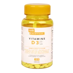 H&B Everyday Vitamine D3, 25mcg (100 Tabletten)
