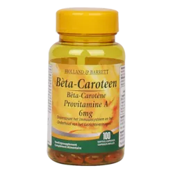 Holland & Barrett Bèta-Caroteen 6mg 100 Capsules