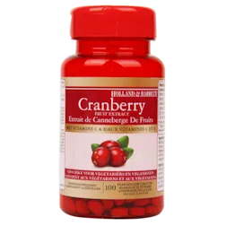 Holland & Barrett Cranberry Met Vitamine C (100 Tabletten)