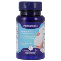 Holland & Barrett Foliumzuur   Vitamine D (90 Tabletten)