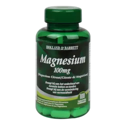 Holland & Barrett Magnesium Citraat, 100mg (100 Tabletten)