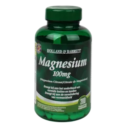 Holland & Barrett Magnesium Citraat, 100mg (200 Tabletten)