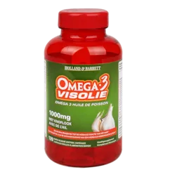 Holland & Barrett Omega 3 Visolie Met Knoflook, 1000mg (120 Capsules)