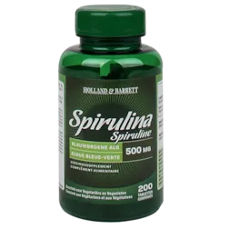Holland & Barrett Spirulina, 500mg (200 Tabletten)