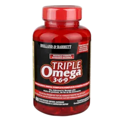 Holland & Barrett Triple Omega 3-6-9 1200mg 60 Capsules
